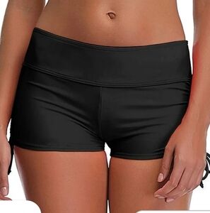 Summer Mae Women's Adjustable Tie Swim Boardshorts-NWT